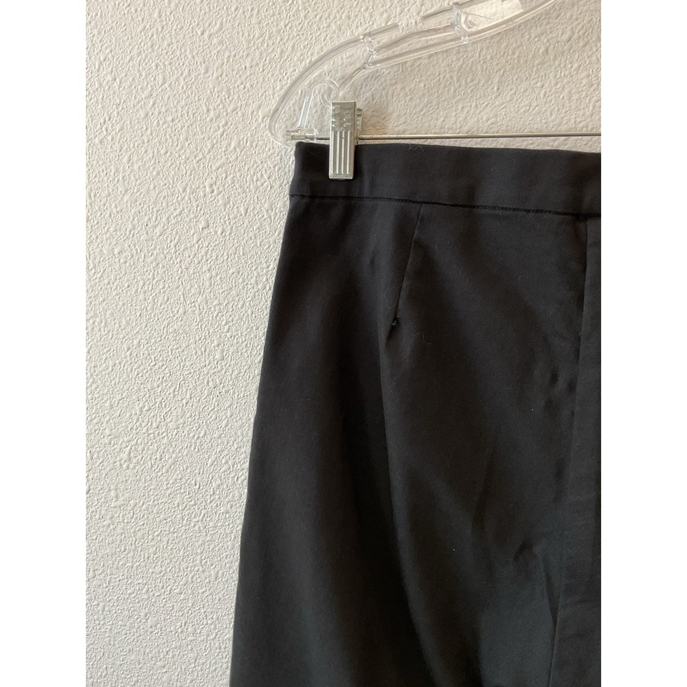 Masai Black Dress Casual Pants Womens Size L Zipper Dow Stretchy Waist - Picture 7 of 11